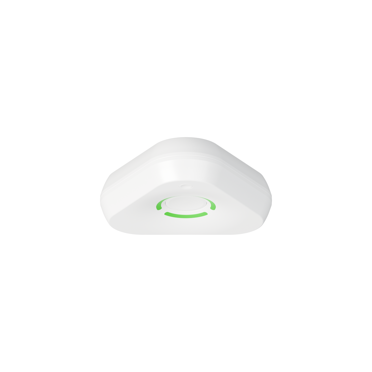 Estimote UWB Radar sensor mounted to the ceiling above the table